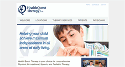 Desktop Screenshot of healthquesttherapy.com