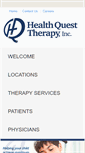 Mobile Screenshot of healthquesttherapy.com